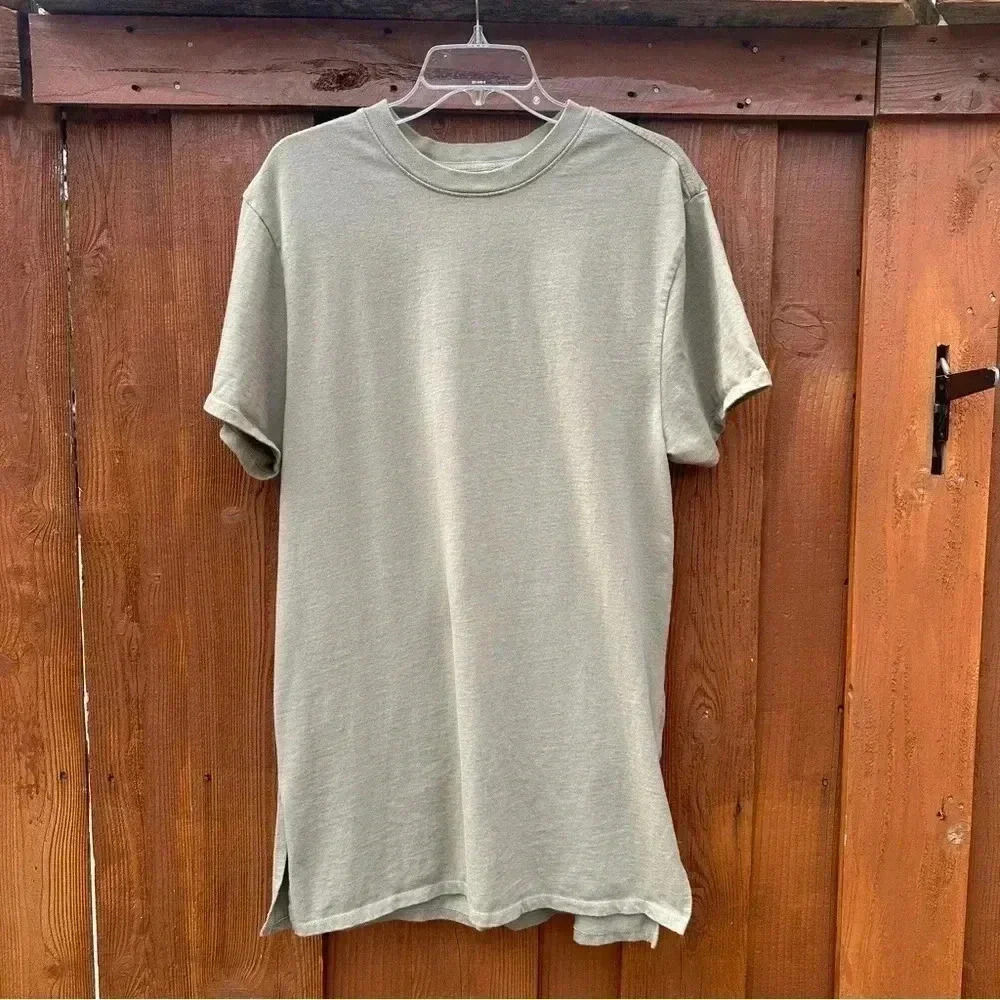 Fear of God Olive Green T-Shirt Dress